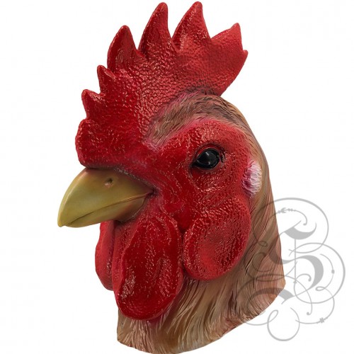  Latex Hen Animal Overhead Party Mask Illustration 